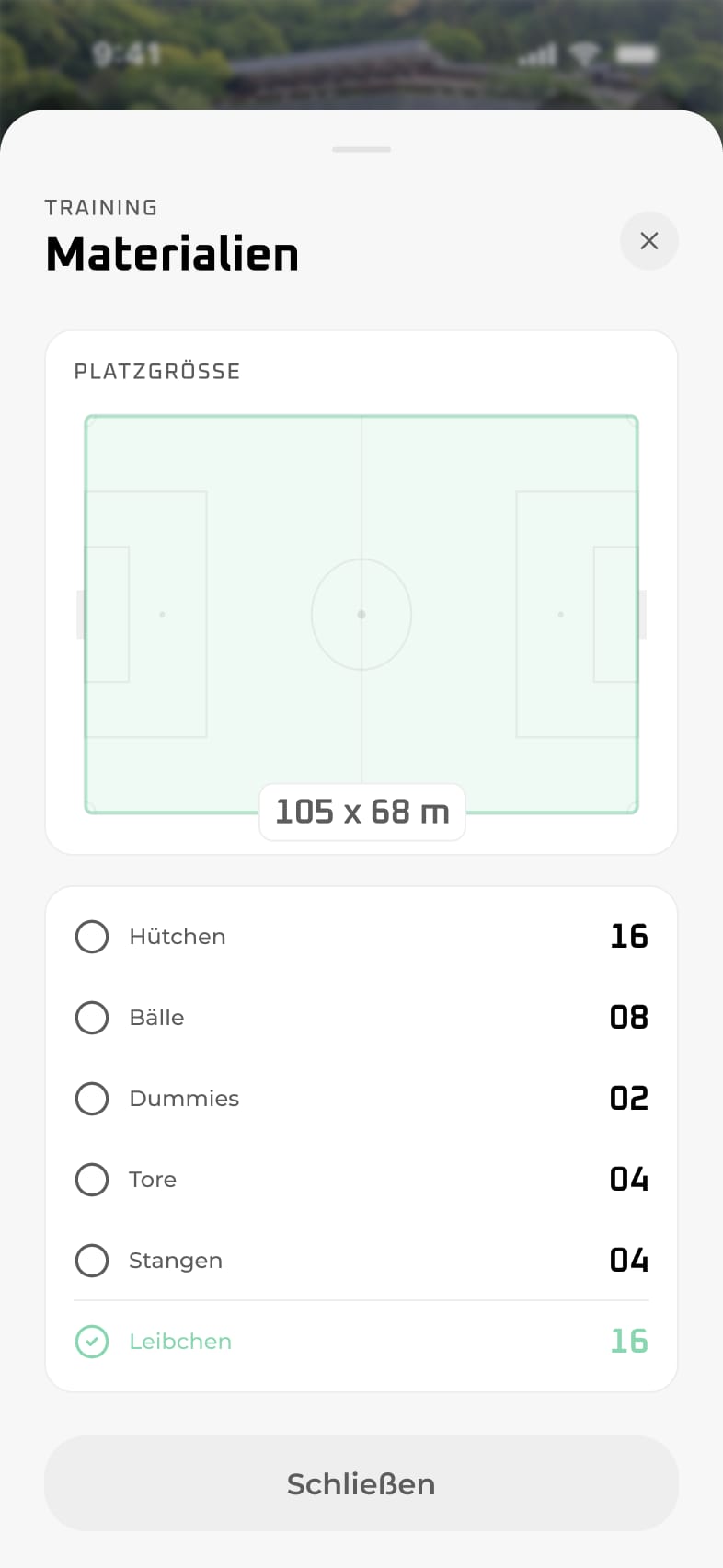 SMARTCOACH App – Materialien